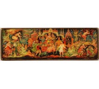 Лаковая миниатюра "Сказка о рыбаке и рыбке"