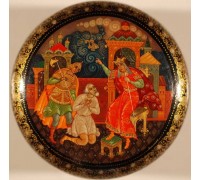 Лаковая миниатюра "Сказка о рыбаке и рыбке"