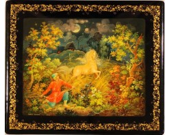 Лаковая миниатюра "Сивка Бурка"