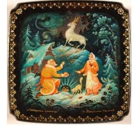 Лаковая миниатюра "Серебряное копытце"