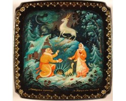 Лаковая миниатюра "Серебряное копытце"