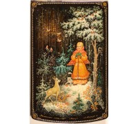 Лаковая миниатюра "Серебряное копытце"