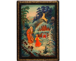 Лаковая миниатюра "Серебряное копытце"