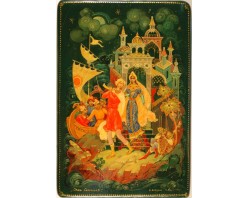 Лаковая миниатюра "Семь Симеонов"