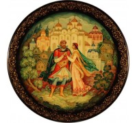 Лаковая миниатюра "Встреча Садко"