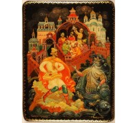 Лаковая миниатюра "Садко гусляр"