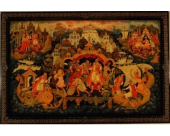 Лаковая миниатюра "Садко купец"