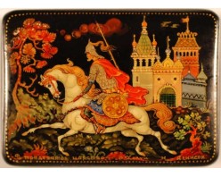 Лаковая миниатюра "В тридевятое царство"