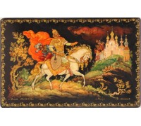 Лаковая миниатюра "Илья Муромец"