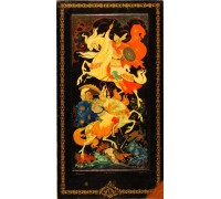 Лаковая миниатюра "Поединок"