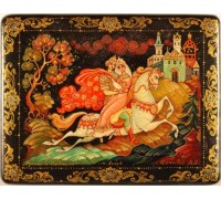 Лаковая миниатюра "Руслан и Людмила"