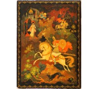 Лаковая миниатюра "Руслан"