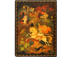 Лаковая миниатюра "Руслан"