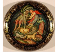 Лаковая миниатюра "Репка"