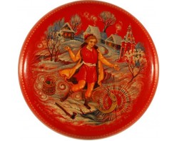 Лаковая миниатюра "Емелюшка"