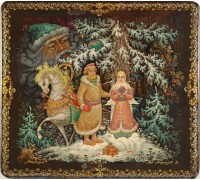 Лаковая миниатюра "Морозко"