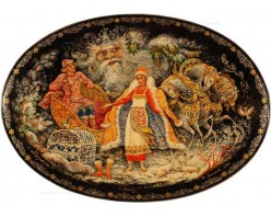 Лаковая миниатюра "Морозко"
