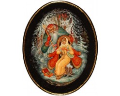 Лаковая миниатюра "Морозко"