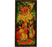 Лаковая миниатюра "Летучий корабль"