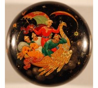 Лаковая миниатюра "Летучий корабль"