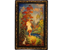 Лаковая миниатюра "Лель"