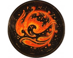 Лаковая миниатюра "Жар птица"