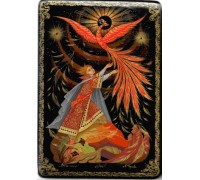Лаковая миниатюра "Жар птица"