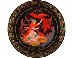 Лаковая миниатюра "Жар птица"