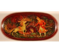 Лаковая миниатюра "Жароптицево перо"