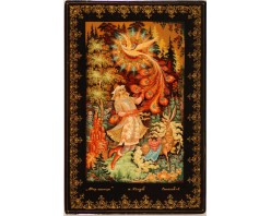 Лаковая миниатюра "Жар птица"