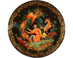 Лаковая миниатюра "Жар птица"