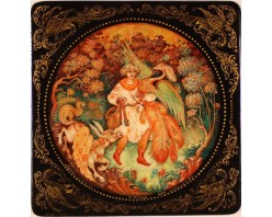 Лаковая миниатюра "Конек Горбунок"