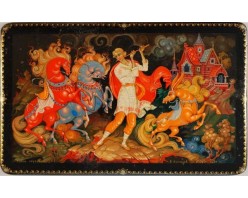 Лаковая миниатюра "Конек Горбунок"