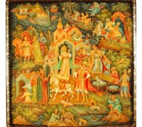 Лаковая миниатюра "Конек Горбунок"