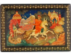 Лаковая миниатюра "Конек Горбунок"