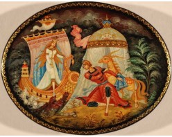 Лаковая миниатюра "Конек Горбунок"