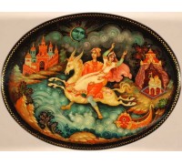Лаковая миниатюра "Конек Горбунок"
