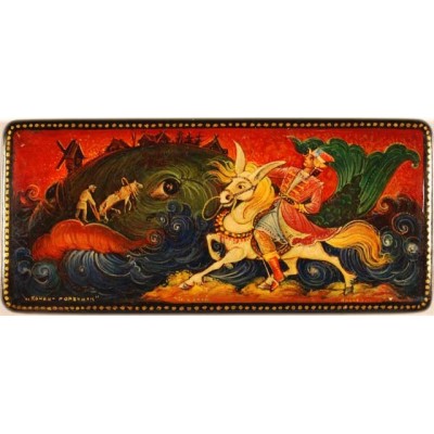 Лаковая миниатюра "Конек Горбунок"