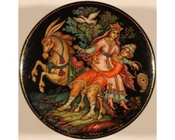 Лаковая миниатюра "Конек Горбунок"