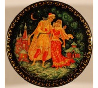 Лаковая миниатюра "Кирибеевич и Алена Дмитриевна"