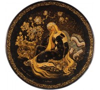 Лаковая миниатюра "Золотой волос"