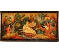 Лаковая миниатюра "Елена Прекрасная"