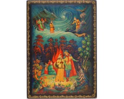 Лаковая миниатюра "Двенадцать месяцев"