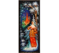 Лаковая миниатюра "Двенадцать месяцев"