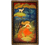 Лаковая миниатюра "Аленушка"