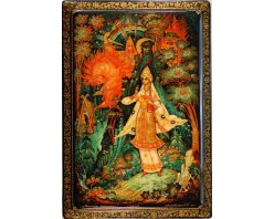 Лаковая миниатюра "Василиса Прекрасная"