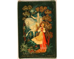 Лаковая миниатюра "Василиса Прекрасная"