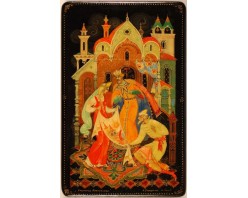 Лаковая миниатюра "Василиса Прекрасная"