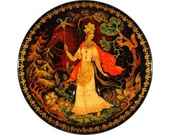 Лаковая миниатюра "Василиса Прекрасная"