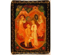 Лаковая миниатюра "Аленький цветочек"